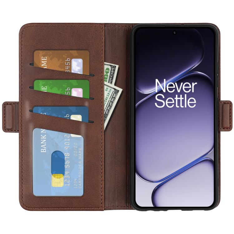 For OnePlus Turbo 6 / 6V Dual-side Magnetic Buckle Horizontal Flip Leather Phone Case