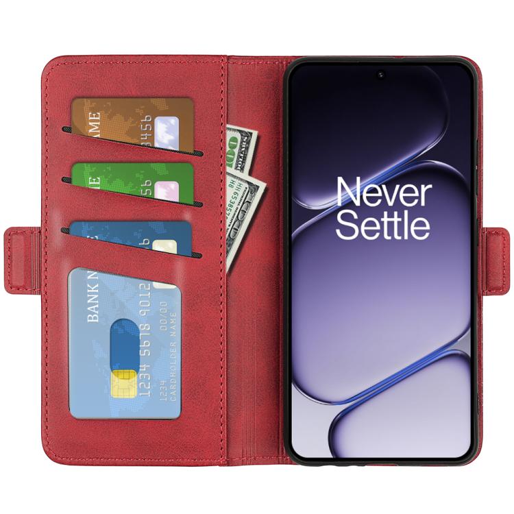 For OnePlus Turbo 6 / 6V Dual-side Magnetic Buckle Horizontal Flip Leather Phone Case