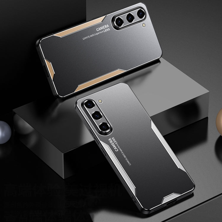 For Galaxy A26 5G Blade Series TPU Hybrid Metal Phone Case