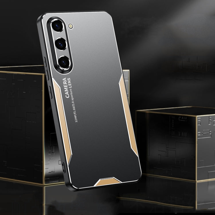 For Galaxy A26 5G Blade Series TPU Hybrid Metal Phone Case