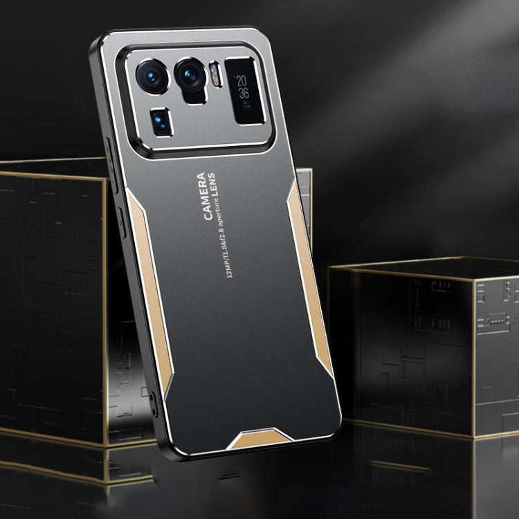 For Xiaomi Mi 11 Ultra Blade Series TPU Hybrid Metal Phone Case