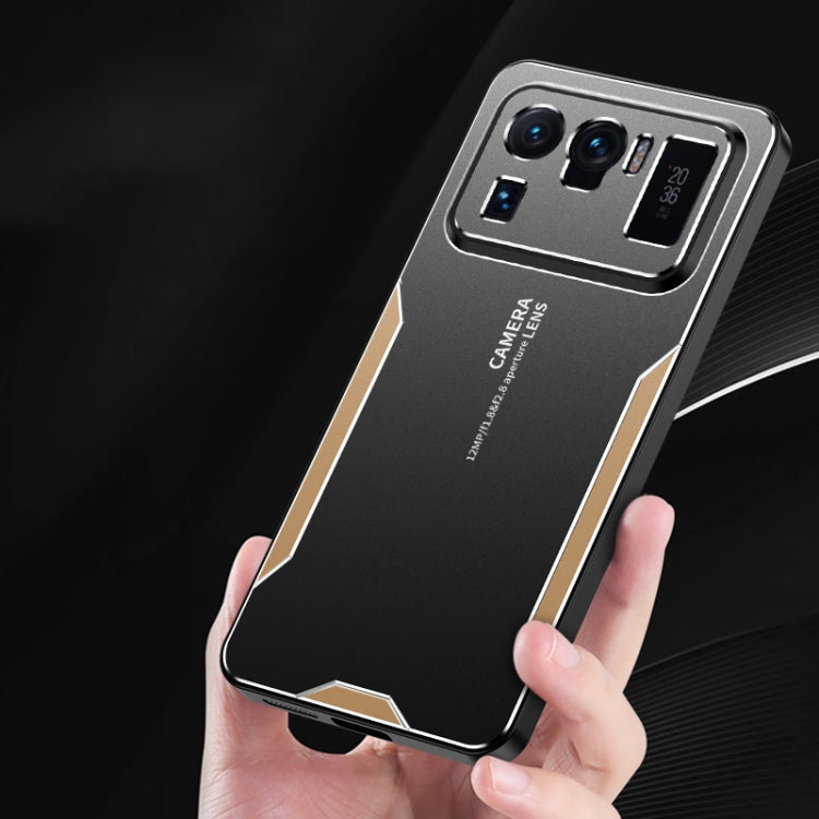 For Xiaomi Mi 11 Ultra Blade Series TPU Hybrid Metal Phone Case