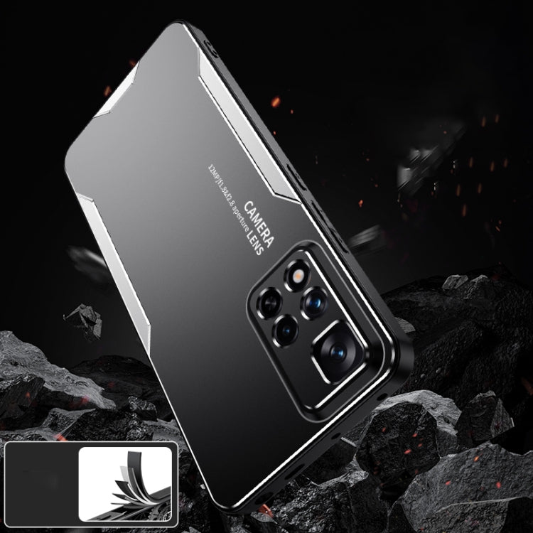 For Xiaomi Redmi Note 11 Pro 5G Blade Series TPU Hybrid Metal Phone Case