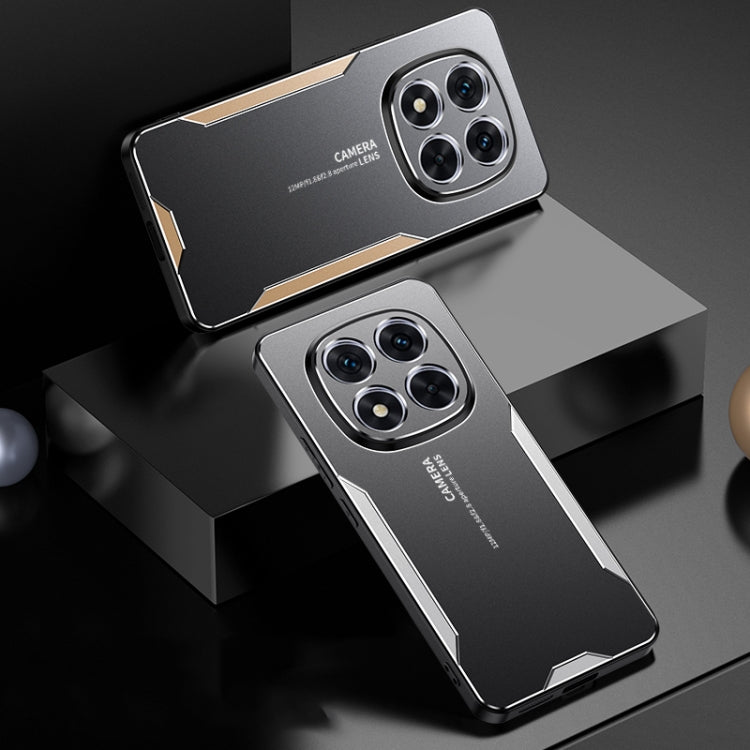 For Xiaomi Redmi Note 14 Pro 5G Blade Series TPU Hybrid Metal Phone Case