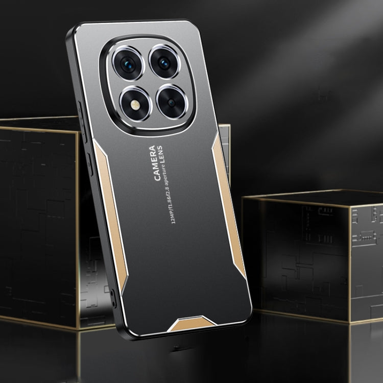 For Xiaomi Redmi Note 14 Pro 5G Blade Series TPU Hybrid Metal Phone Case