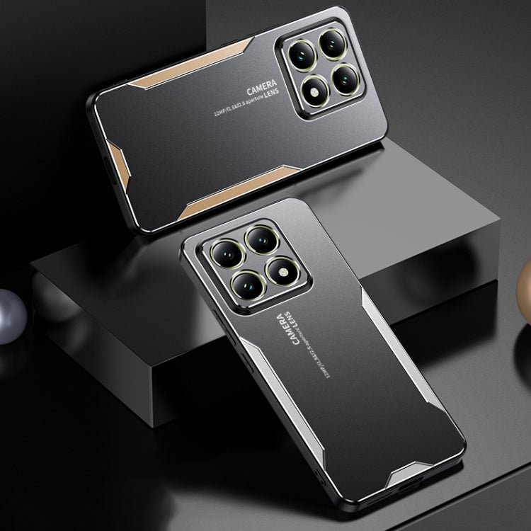 For Xiaomi 14T Blade Series TPU Hybrid Metal Phone Case