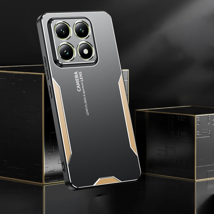 For Xiaomi 14T Blade Series TPU Hybrid Metal Phone Case