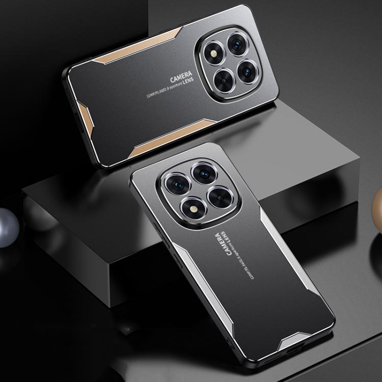 For Redmi Note 14 Pro 4G Global Blade Series TPU Hybrid Metal Phone Case