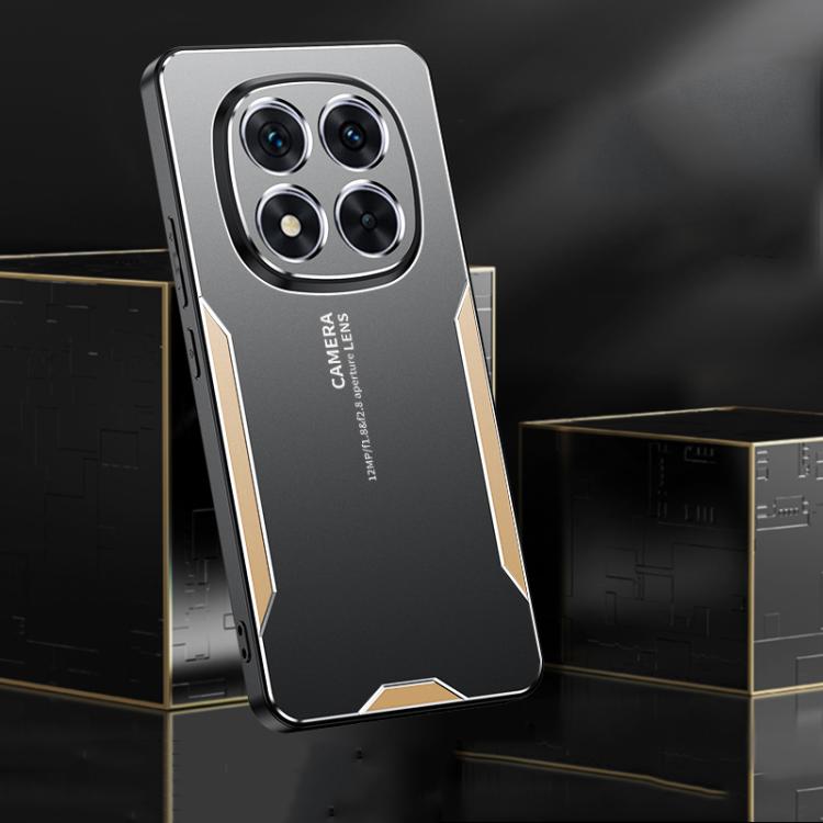For Redmi Note 14 Pro 4G Global Blade Series TPU Hybrid Metal Phone Case