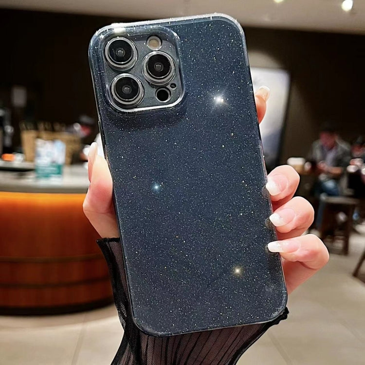 For iPhone 16 Pro Max Jelly Glitter Solid Color TPU Phone Case