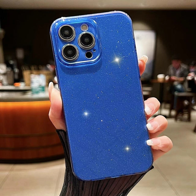 For iPhone 16 Pro Max Jelly Glitter Solid Color TPU Phone Case