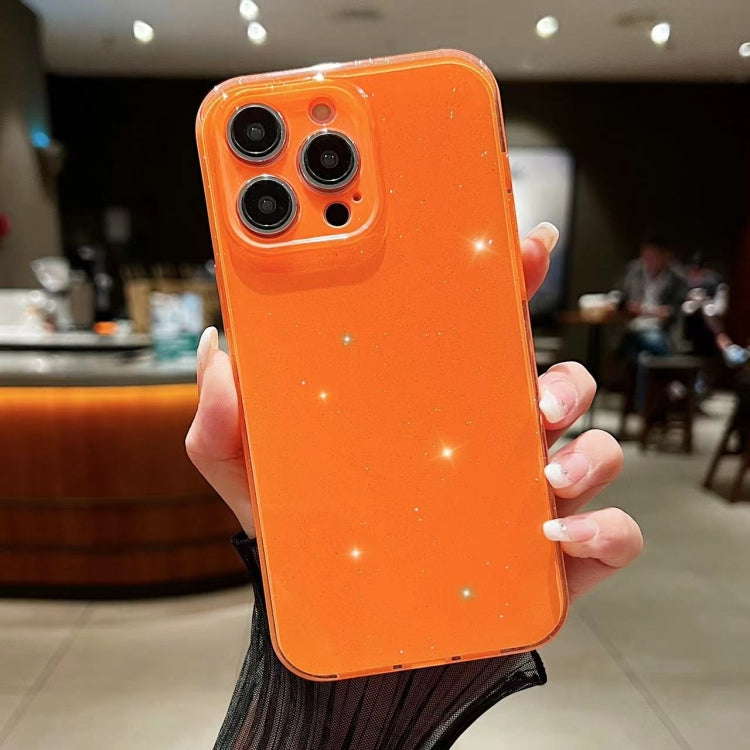 For iPhone 16 Pro Max Jelly Glitter Solid Color TPU Phone Case
