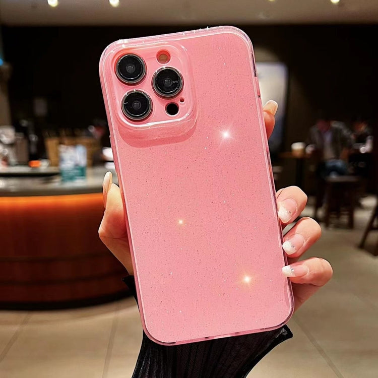For iPhone 16 Pro Jelly Glitter Solid Color TPU Phone Case