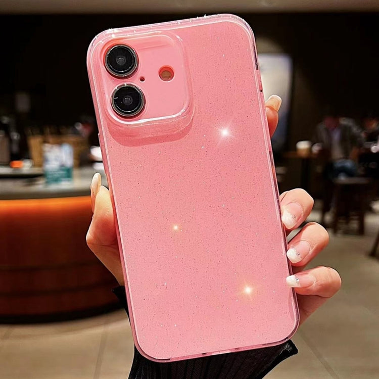 For iPhone 16 Jelly Glitter Solid Color TPU Phone Case