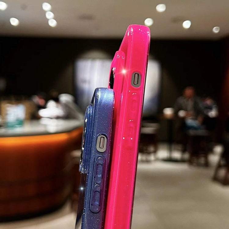 For iPhone 16 Pro Jelly Glitter Solid Color TPU Phone Case