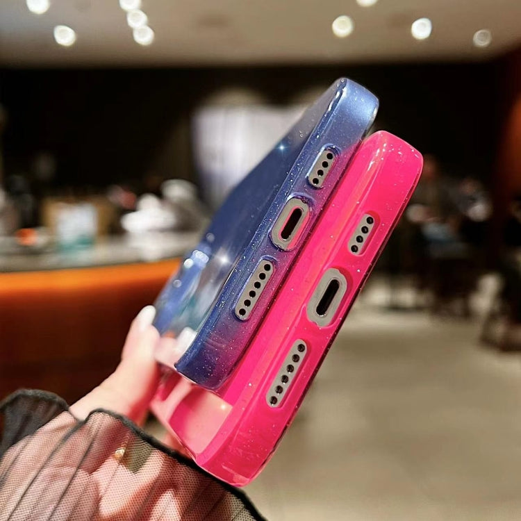 For iPhone 16 Pro Jelly Glitter Solid Color TPU Phone Case