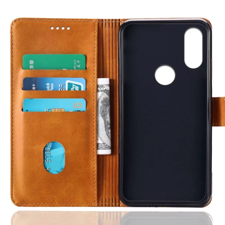 Calf Texture Horizontal Flip Leather Case for Wiko View2 Pro, with Holder & Card Slots & Wallet