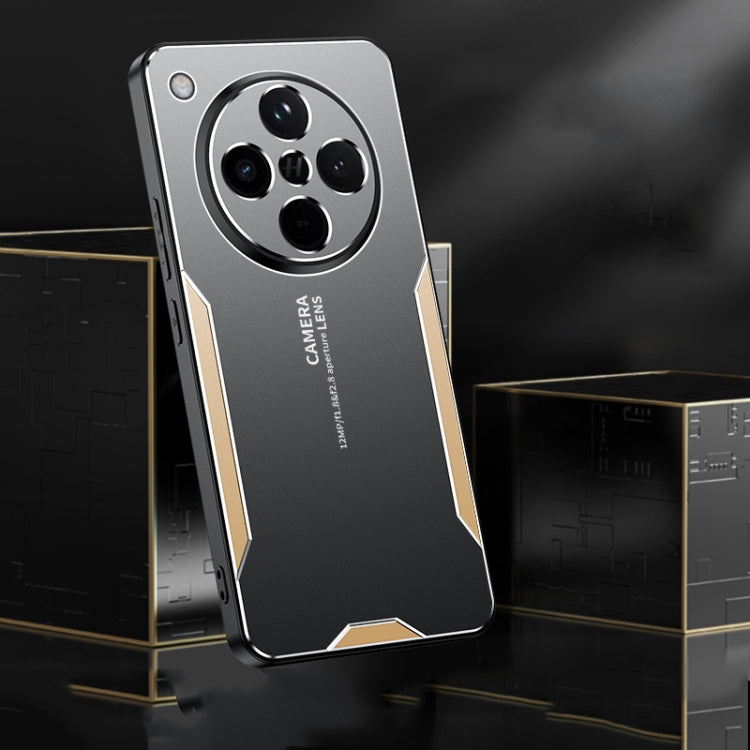 For OPPO Find X8 Blade Series TPU Hybrid Metal Phone Case