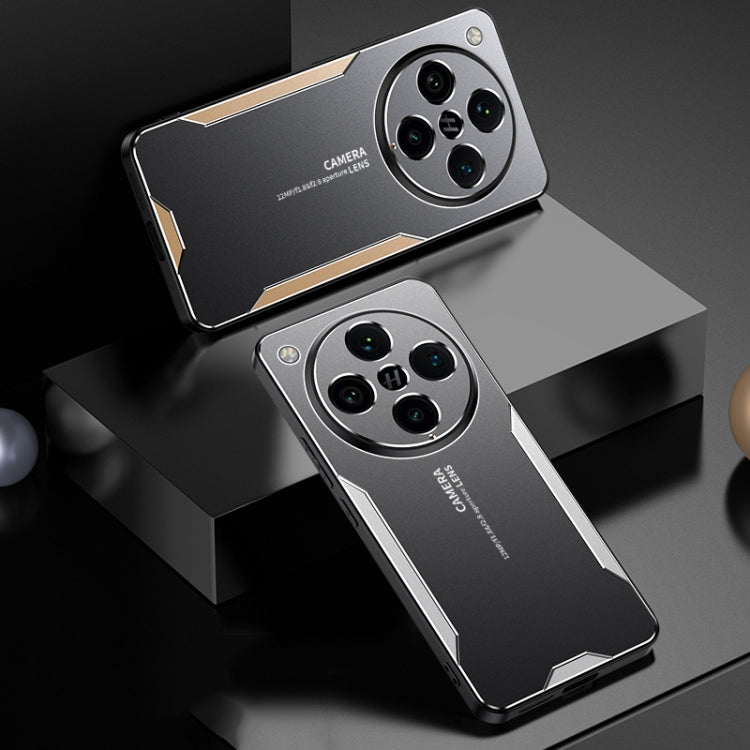 For OPPO Find X8 Pro Blade Series TPU Hybrid Metal Phone Case