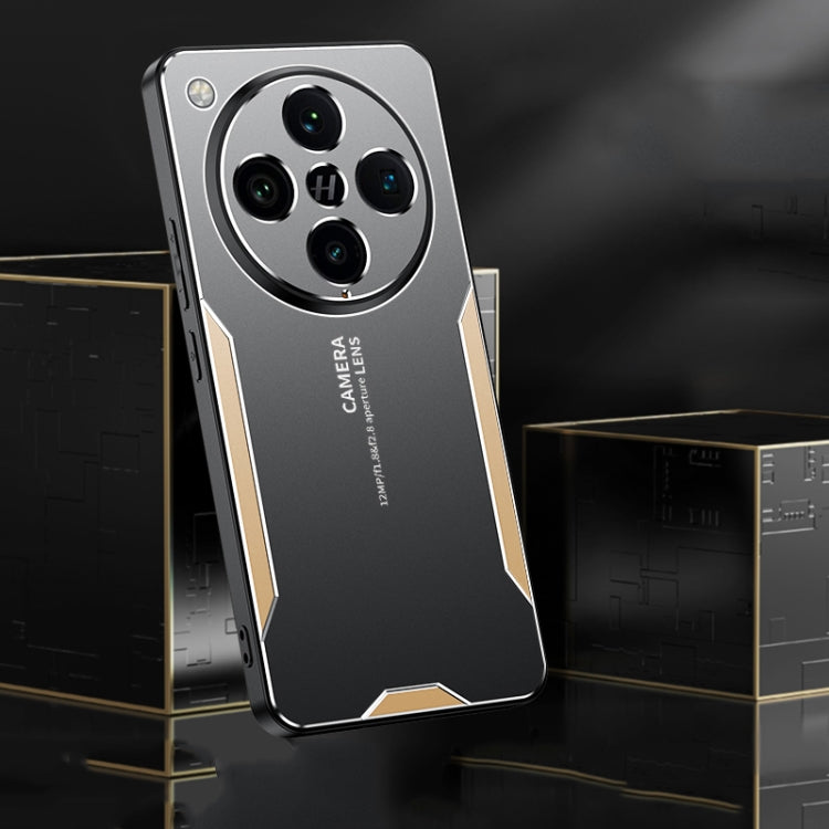 For OPPO Find X8 Pro Blade Series TPU Hybrid Metal Phone Case