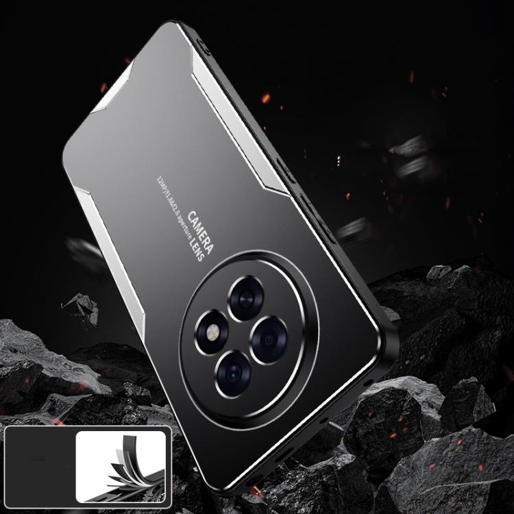For OPPO A6 Max 5G Blade Series TPU Hybrid Metal Phone Case