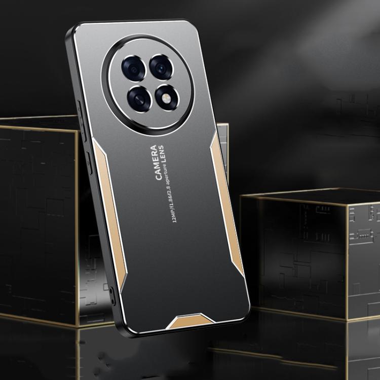 For OPPO A6 Max 5G Blade Series TPU Hybrid Metal Phone Case