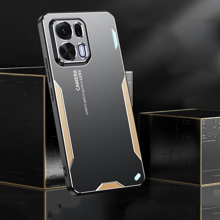 For OPPO K15 Pro 5G Blade Series TPU Hybrid Metal Phone Case