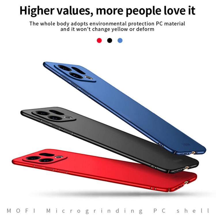 For OPPO Find X9 MOFI Micro-Frosted PC Ultra-thin Hard Phone Case