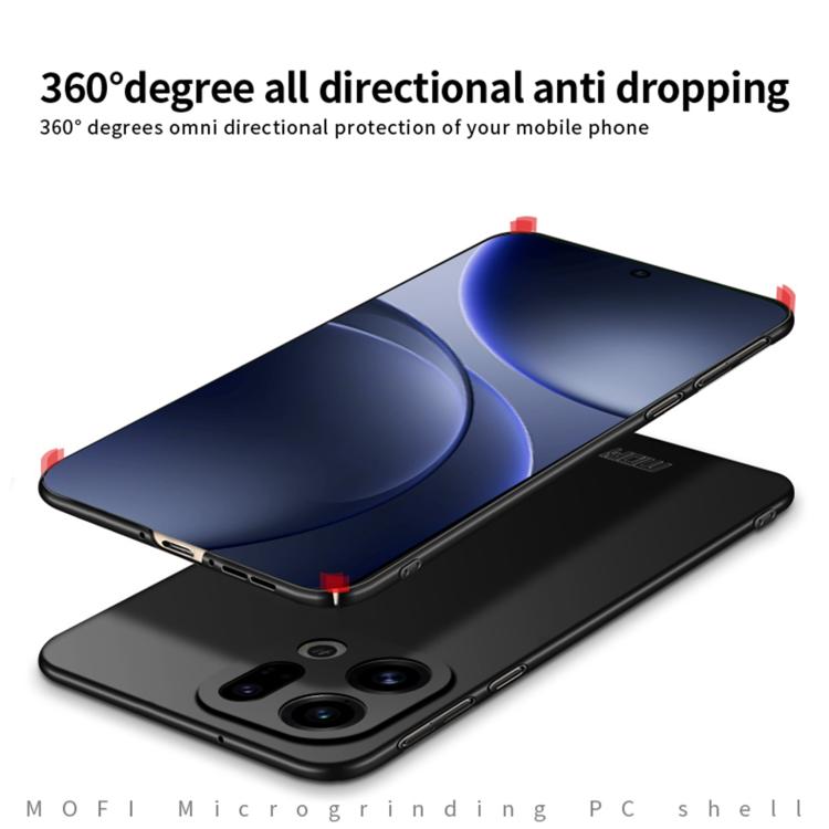 For OPPO Find X9 MOFI Micro-Frosted PC Ultra-thin Hard Phone Case