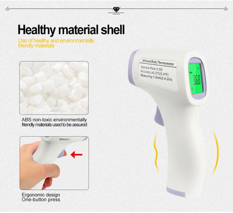 HTD-8813 Durable / Professional Handheld Thermograph Home life, for Baby Adult, Auto power off