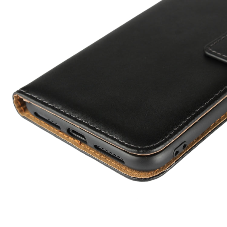 For iPhone XS Max Leather Horizontal Flip with Magnetic Clasp and Bracket and Card Slot and Wallet