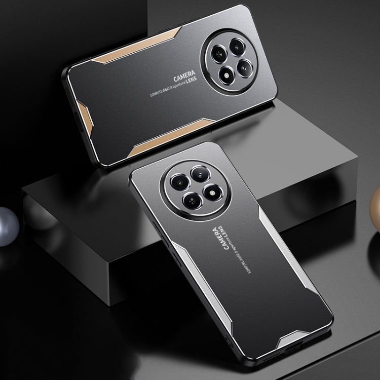 For Realme 13 Pro Blade Series TPU Hybrid Metal Phone Case