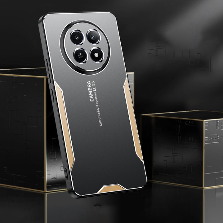 For Realme 13 Pro Blade Series TPU Hybrid Metal Phone Case