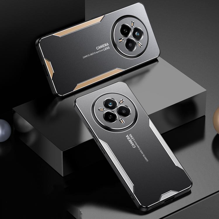 For Realme 14 Pro+ Global Blade Series TPU Hybrid Metal Phone Case