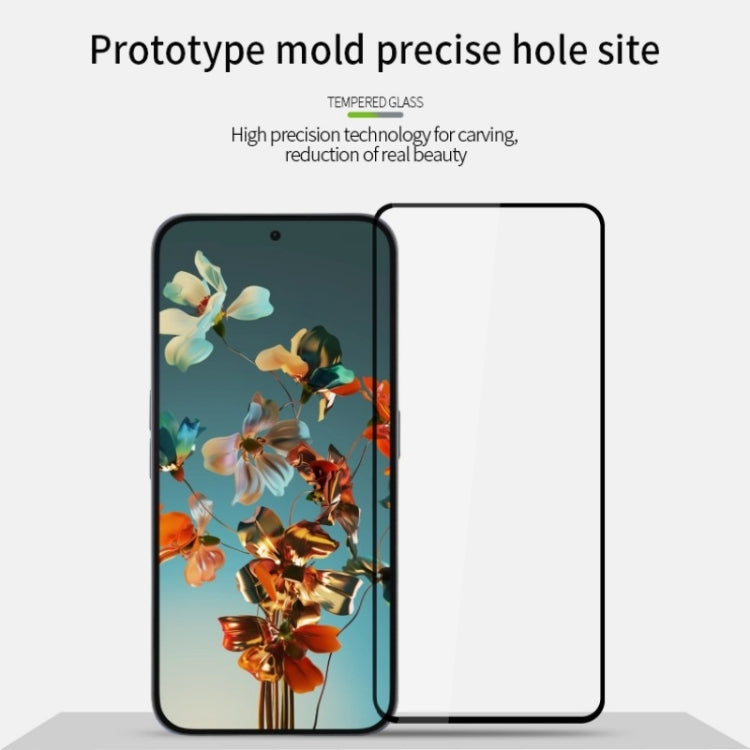 For Nothing Phone 2a Plus MOFI 9H 2.5D Full Screen Tempered Glass Film - Black