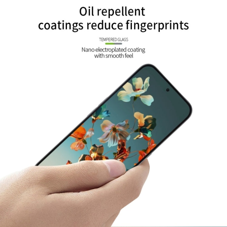 For Nothing Phone 2a Plus MOFI 9H 2.5D Full Screen Tempered Glass Film - Black