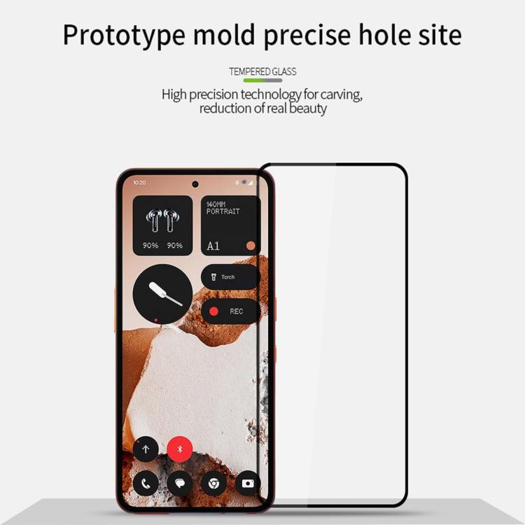 For Nothing CMF Phone 2 Pro MOFI 9H 2.5D Full Screen Tempered Glass Film - Black