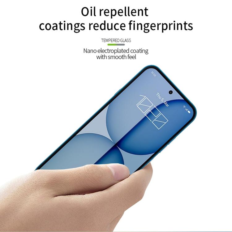 For Nothing Phone 4a MOFI 9H 2.5D Full Screen Tempered Glass Film - Black