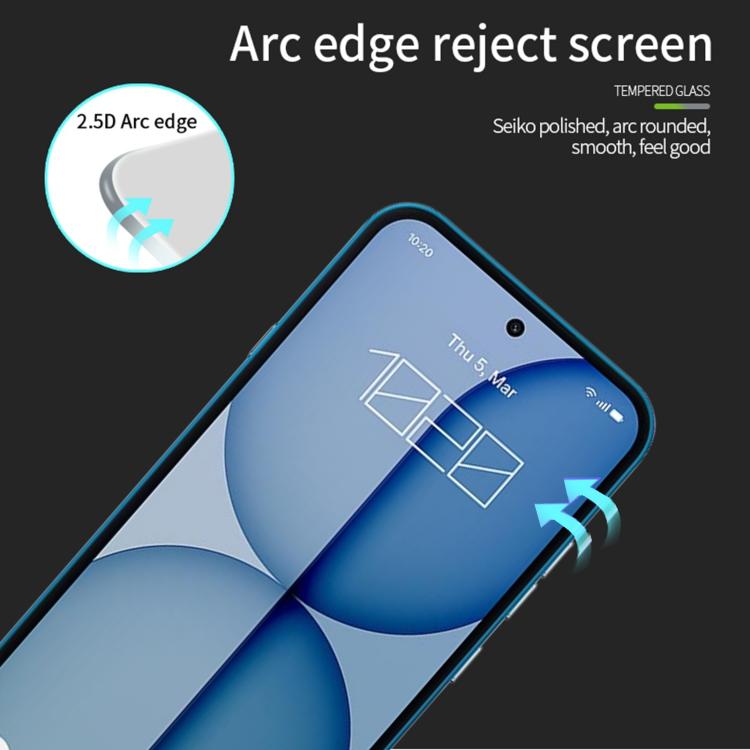 For Nothing Phone 4a MOFI 9H 2.5D Full Screen Tempered Glass Film - Black