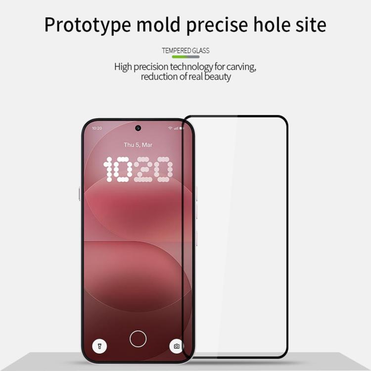 For Nothing Phone 4a Pro MOFI 9H 2.5D Full Screen Tempered Glass Film - Black