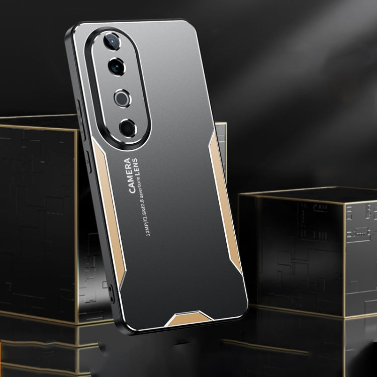For vivo S19 Blade Series TPU Hybrid Metal Phone Case