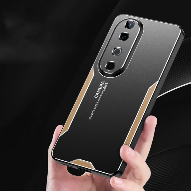 For vivo S19 Blade Series TPU Hybrid Metal Phone Case