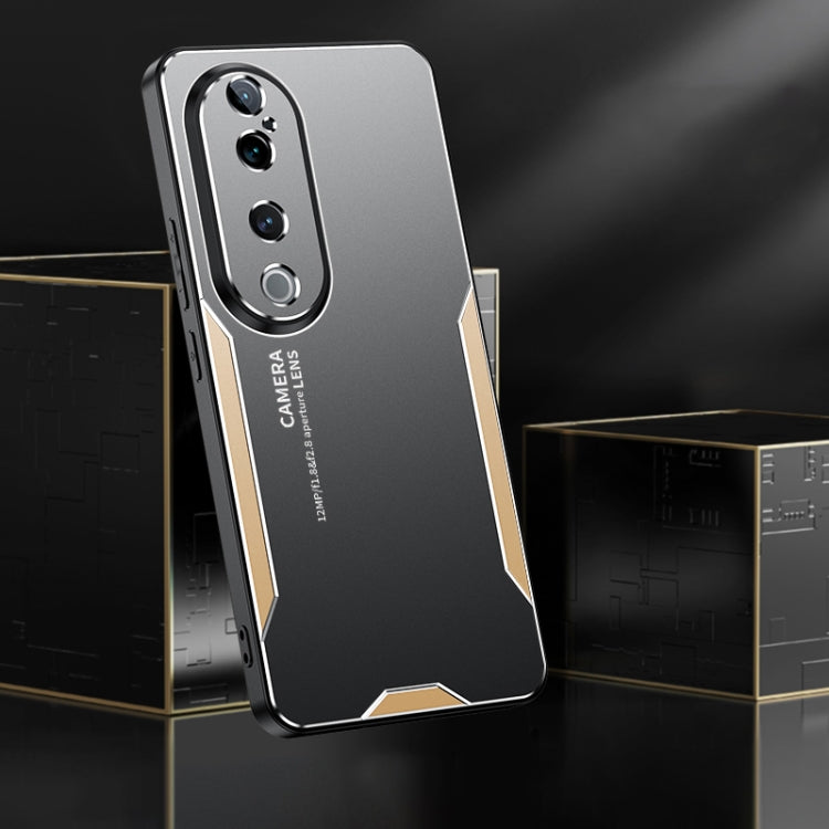 For vivo S19 Pro Blade Series TPU Hybrid Metal Phone Case