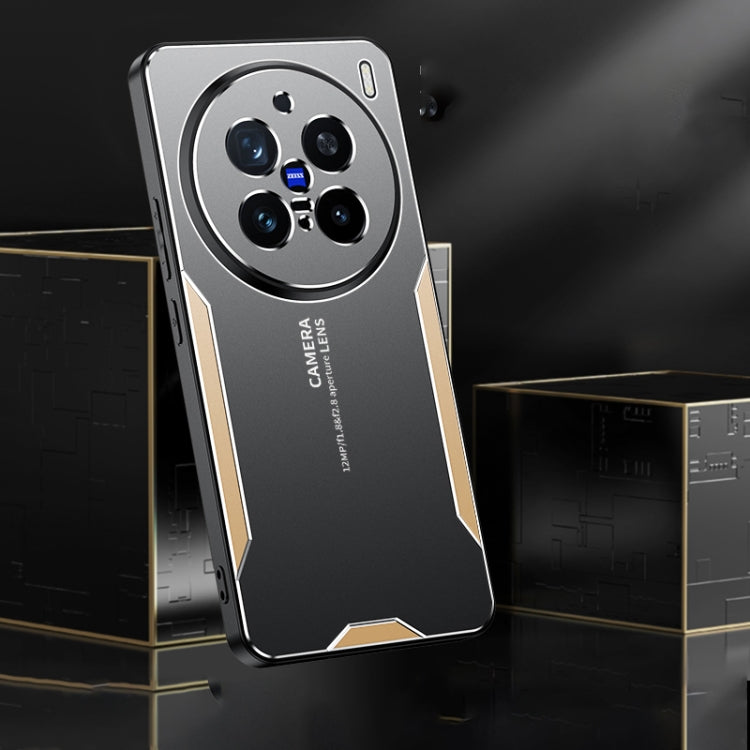 For vivo X200 Pro Blade Series TPU Hybrid Metal Phone Case
