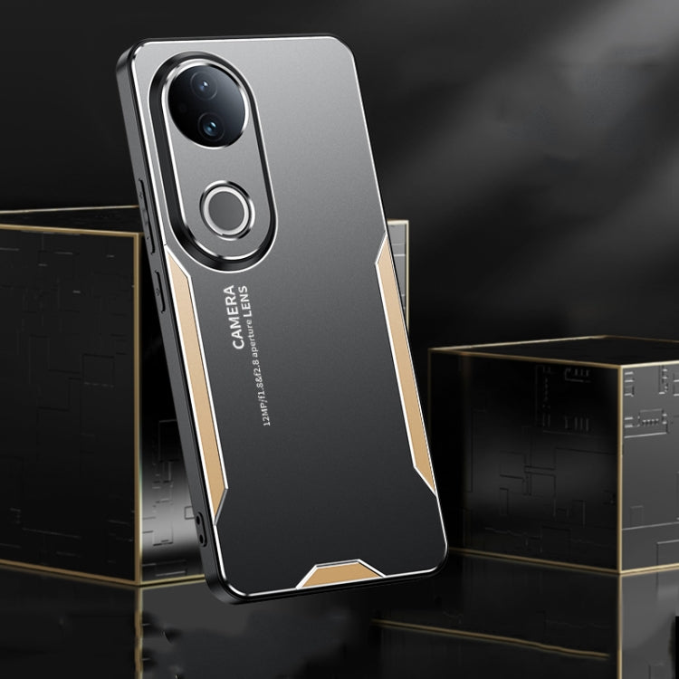 For vivo S20 Blade Series TPU Hybrid Metal Phone Case