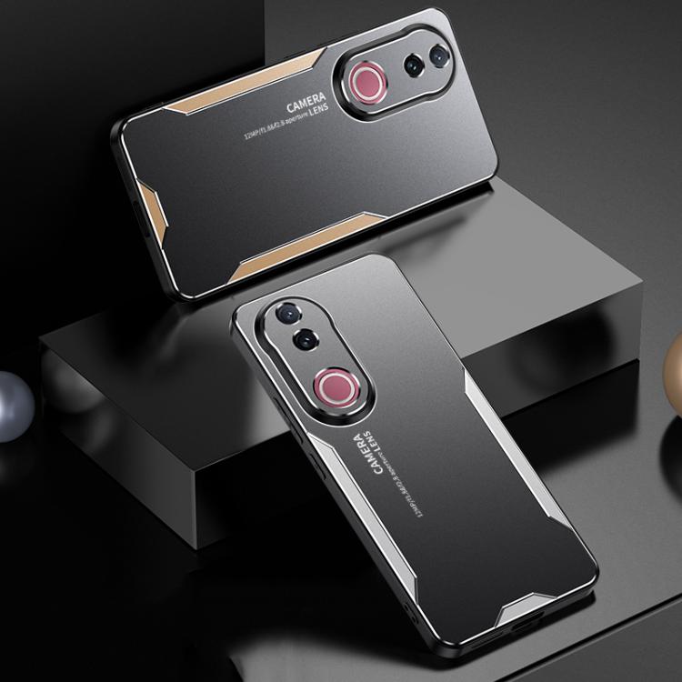 For vivo V50 Blade Series TPU Hybrid Metal Phone Case