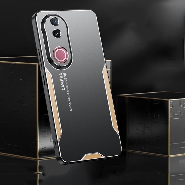 For vivo V50 Blade Series TPU Hybrid Metal Phone Case