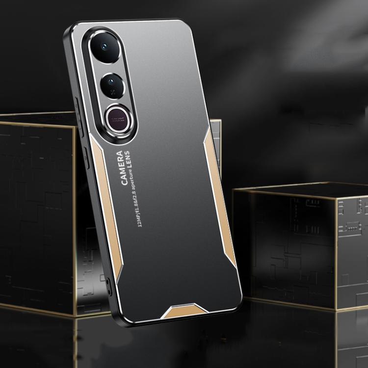For vivo V50 Lite Blade Series TPU Hybrid Metal Phone Case