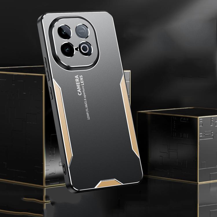 For vivo iQOO Z10 Turbo Blade Series TPU Hybrid Metal Phone Case