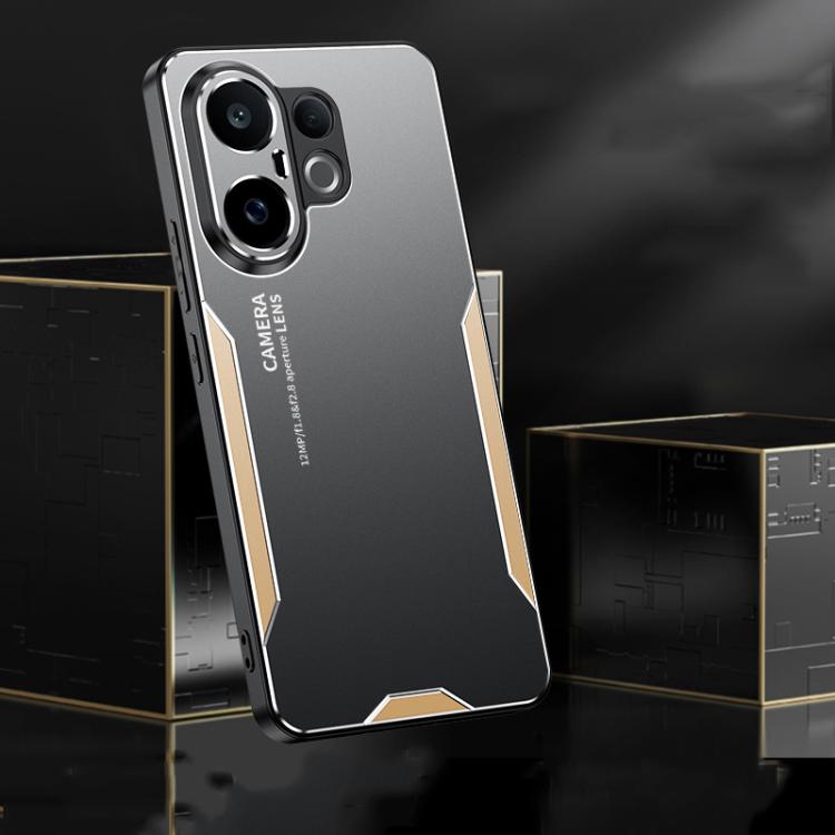 For vivo S30 Pro mini Blade Series TPU Hybrid Metal Phone Case